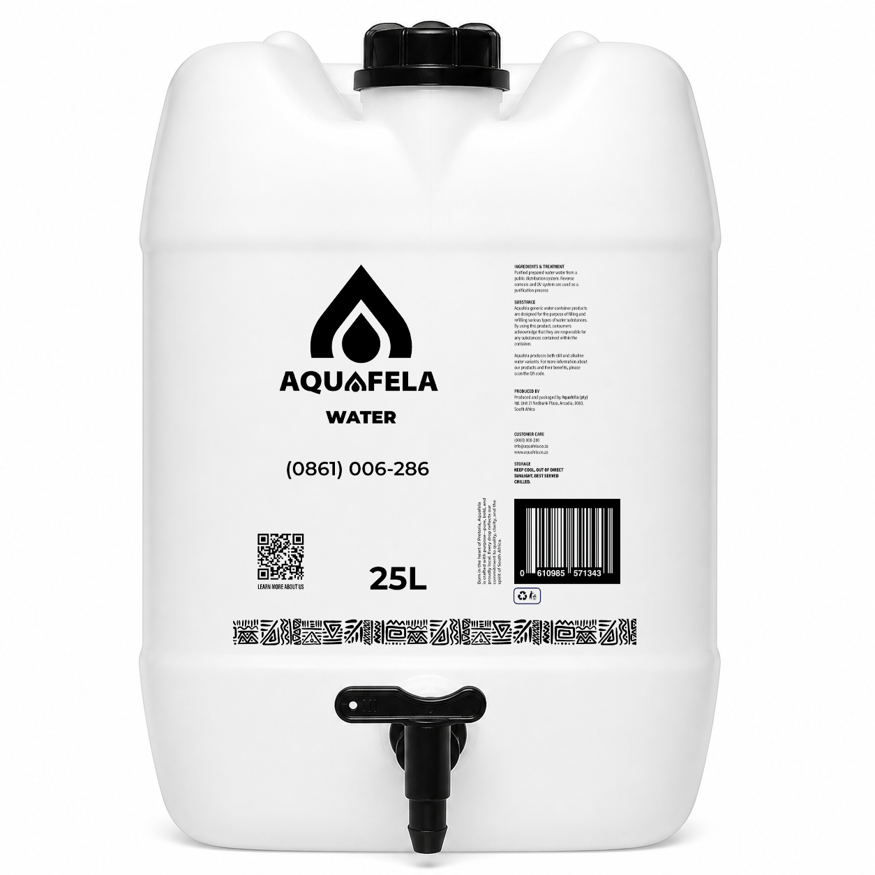 Refill Drum with Tap — 25L